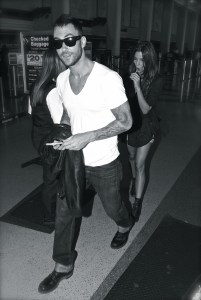 Adam Levine and his girlfriend depart