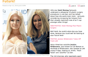 z Jocelyn Wildenstein Radar